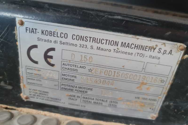 OmecoHub - Immagine FIAT KOBELCO D150